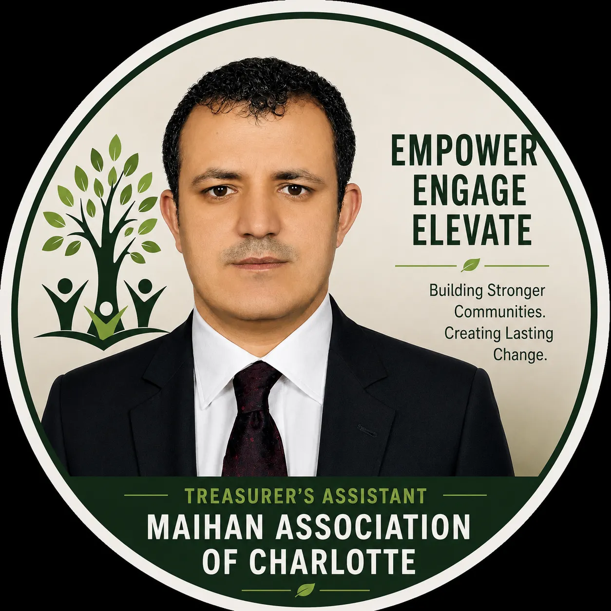 Portrait of Feraidon Nawrozi, Assistant Treasurer