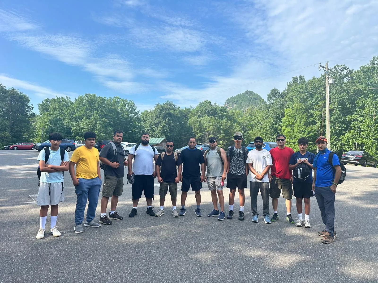 A group of community members together on a Maihan Association outing.